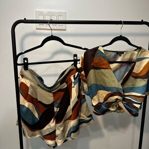 NEW Dynamite Vacation Abstract Two-Piece Set